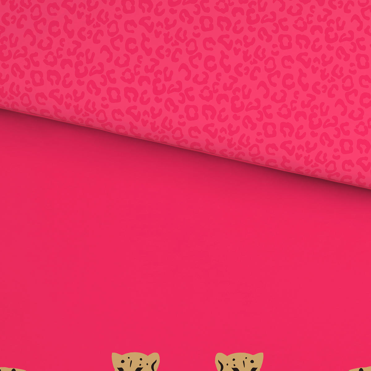WENDEBETTWÄSCHE 2-teilig Satin 140/200 cm  - Pink, Design, Textil (140/200cm) - Esposa