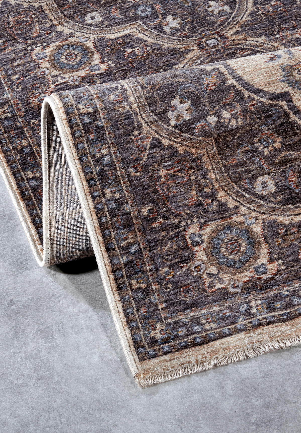 LÄUFER 80/190 cm Kollektion 1871  - Graublau/Multicolor, Design, Kunststoff (80/190cm) - Villeroy & Boch