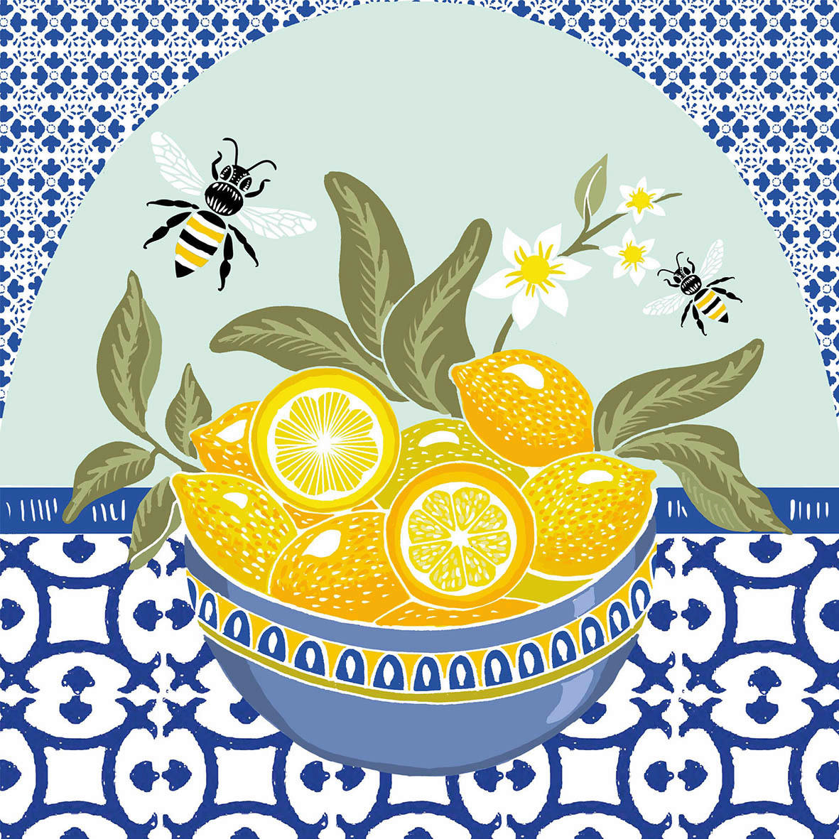 SERVIETTE  12,5/12,5 cm   - Multicolor, Basics, Papier (12,5/12,5cm) - PPD