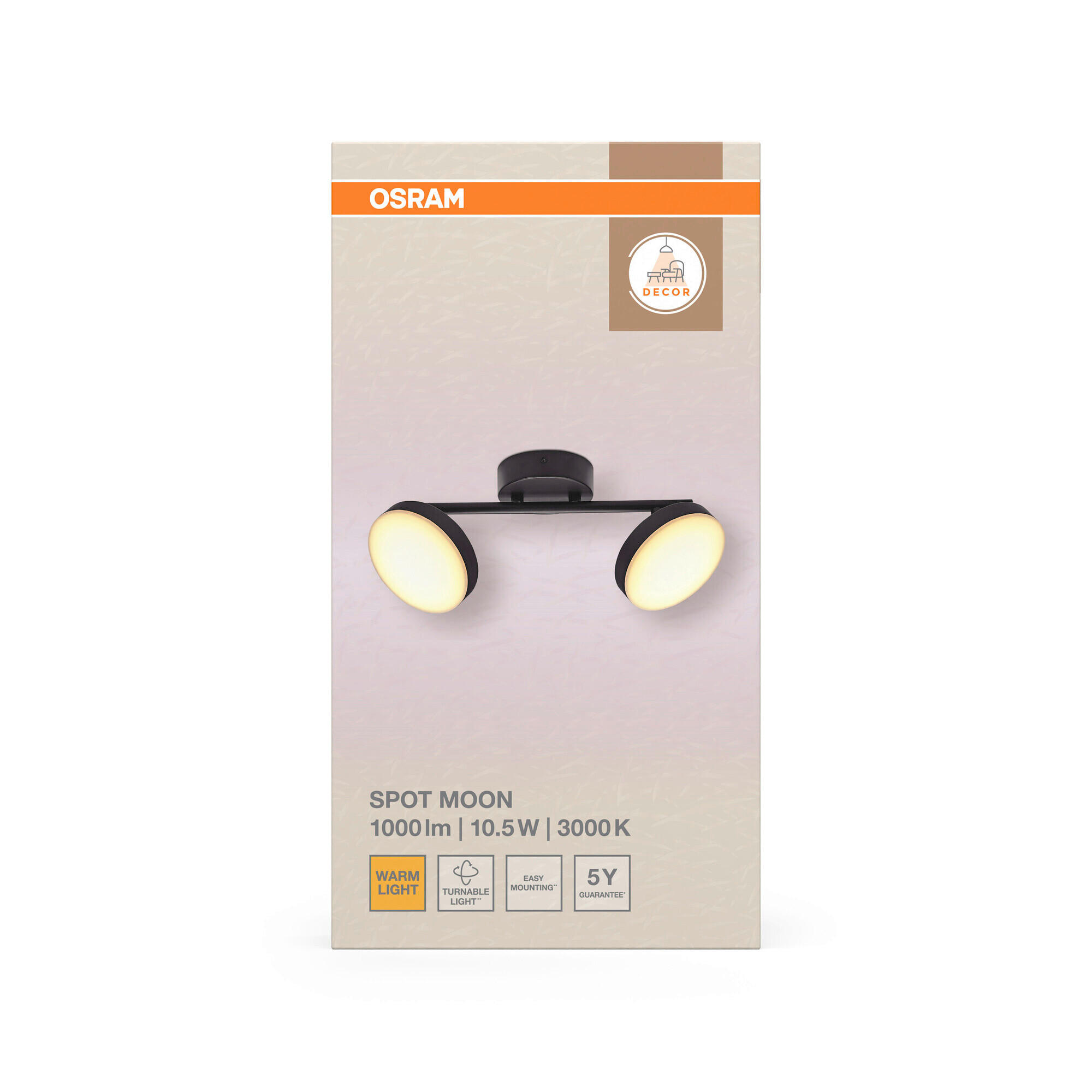 LED-STRAHLER 35/12/11.9 cm   - Schwarz, Basics, Metall (35/12/11.9cm) - Osram