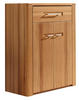 SCHUHSCHRANK Kernbuche teilmassiv Buchefarben  - Buchefarben/Alufarben, KONVENTIONELL, Holz/Metall (74/100/40cm) - Livetastic