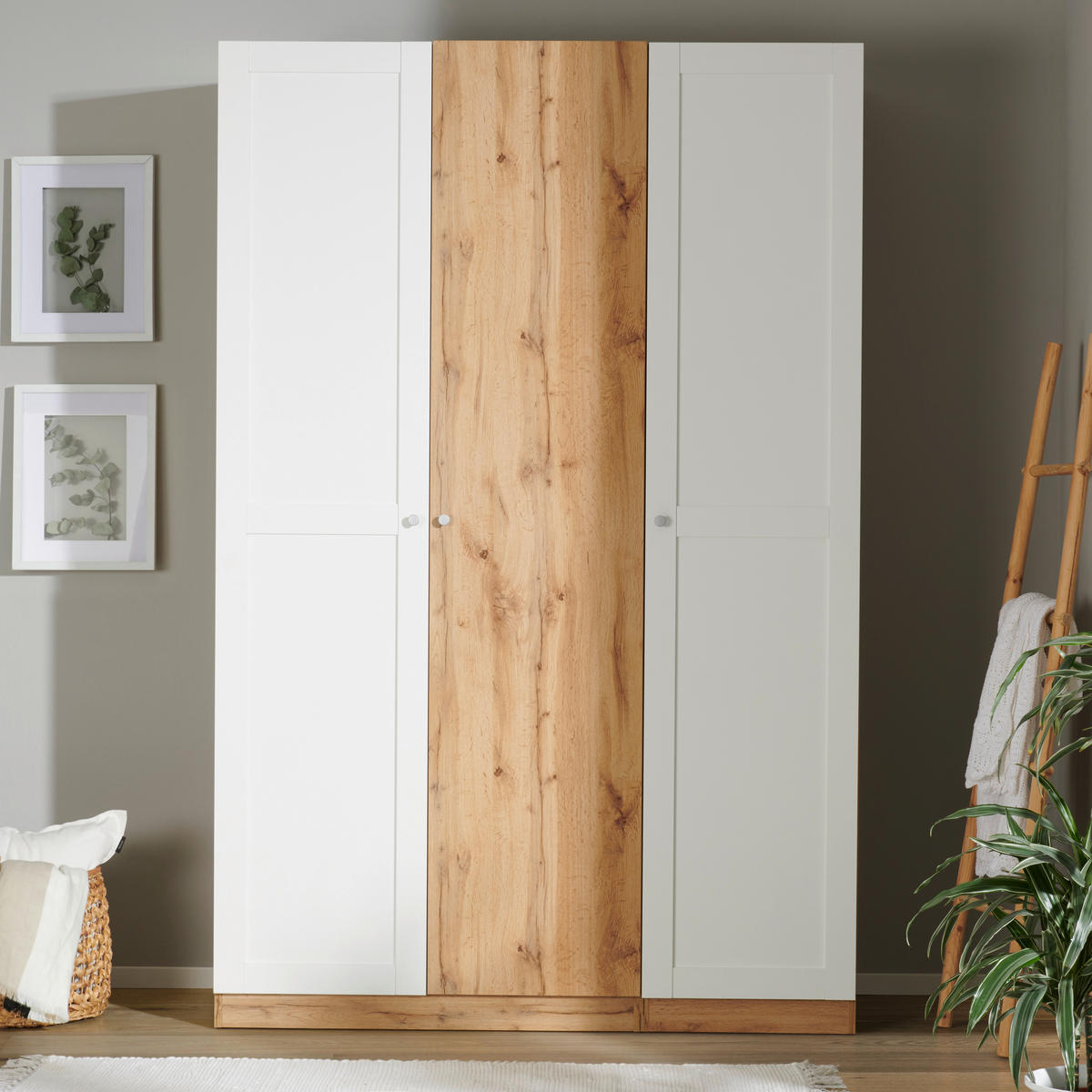 VRATA bijela   45/235/1,8 cm    - bijela/boje aluminija, Konvencionalno, drvni materijal/plastika (45/235/1,8cm) - Hom`in