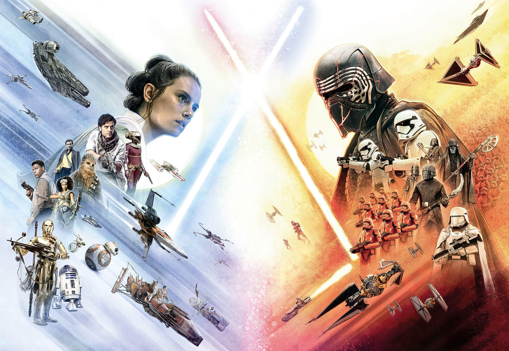 FOTOTAPETE Star Wars  - Multicolor, Basics (368/254cm) - Xora