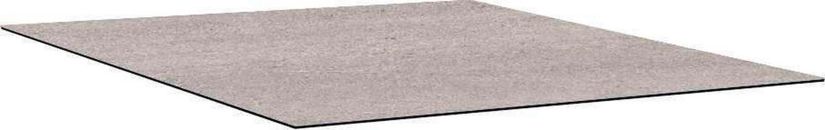 TISCHPLATTE in Kunststoff 80/80/1,3 cm   - Grau, Design, Kunststoff (80/80/1,3cm) - Stern