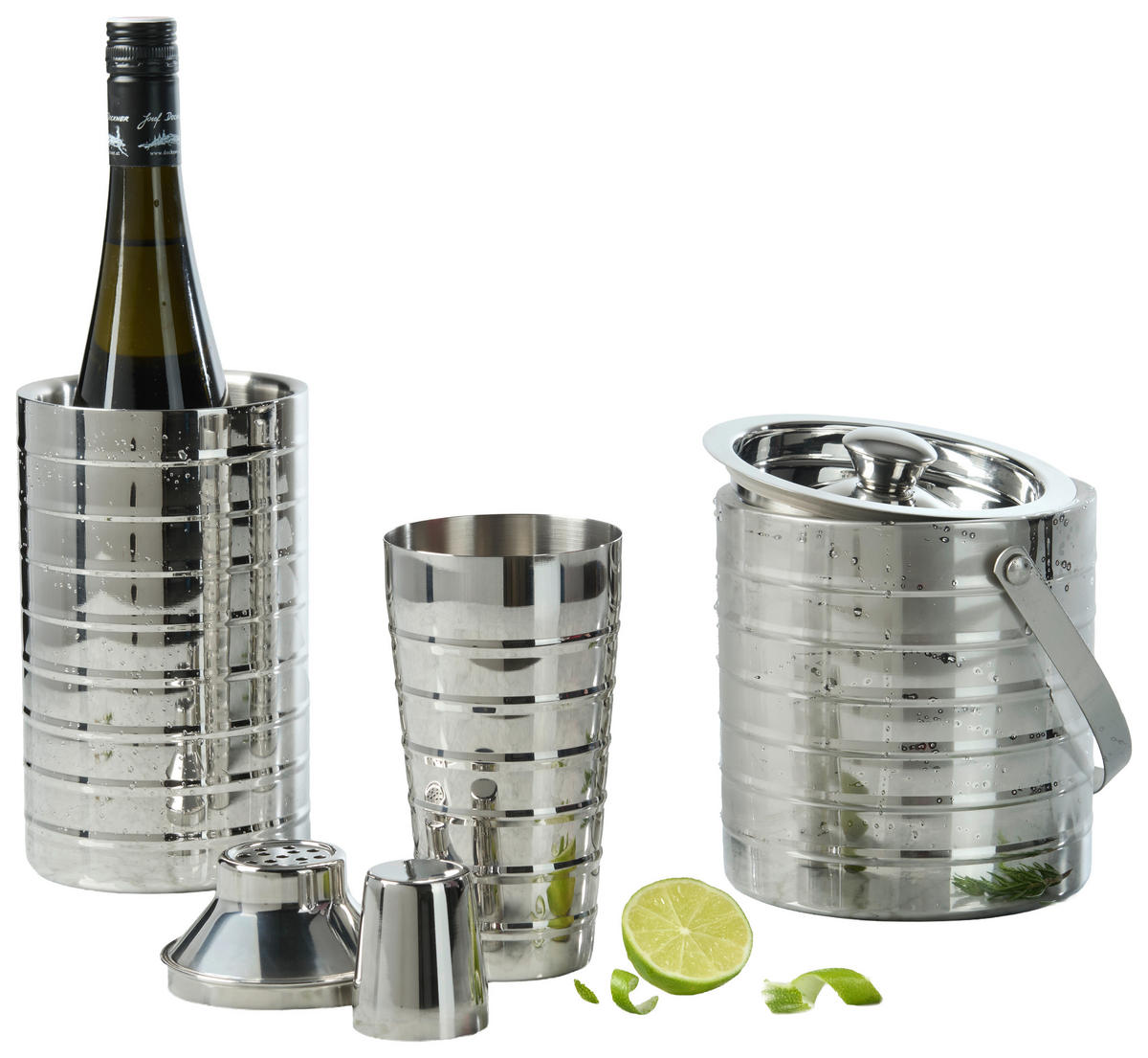 BARSET - Edelstahlfarben, Trend, Metall - Novel