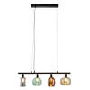 HÄNGLAMPA Telesto 83/25/150 cm  - grön/brun, Trend, metall/glas (83/25/150cm) - Globo