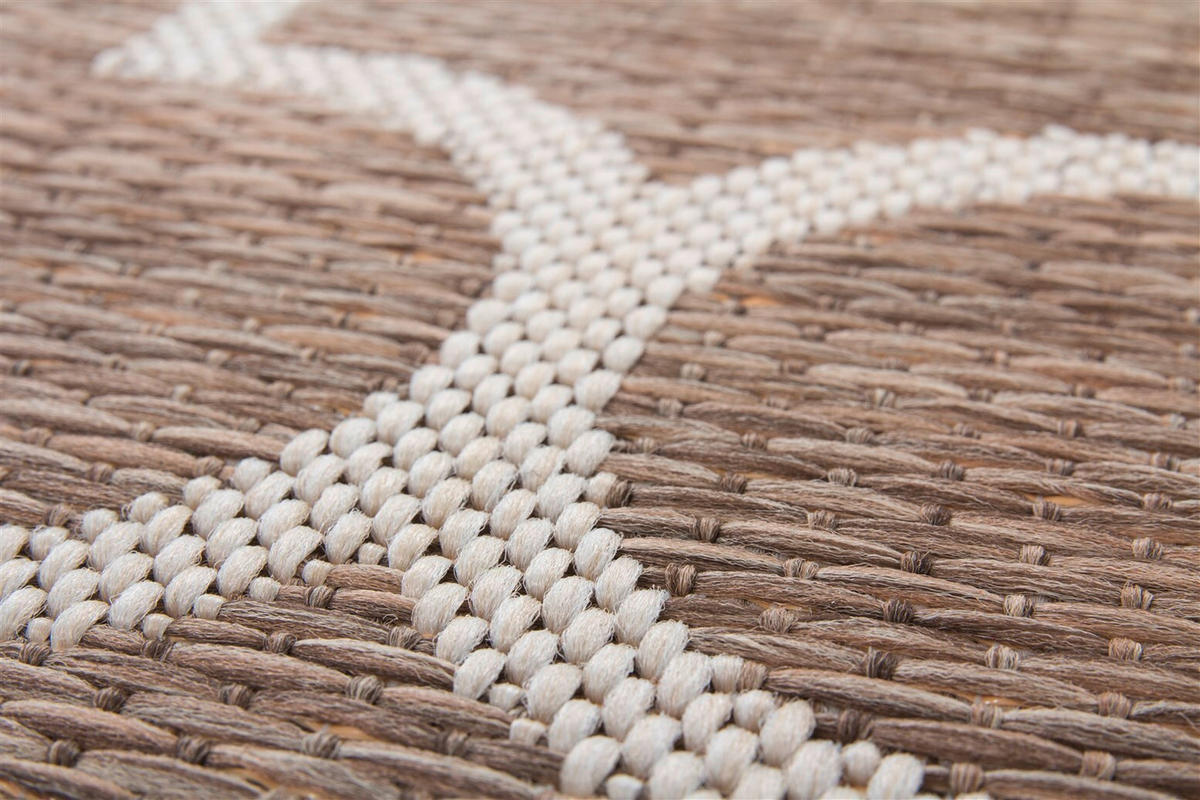FLACHWEBETEPPICH 160/230 cm Indonesia - Batu Beige Beige  - Beige, KONVENTIONELL, Textil (160/230cm)