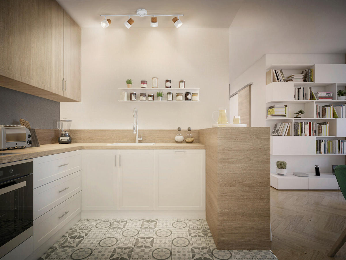 LED-STRAHLER 81,3/10/14,5 cm   - Weiß, Basics, Holz/Metall (81,3/10/14,5cm) - Osram