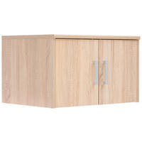 SZEKRÉNYRÁTÉT  - Sonoma tölgy/ezüstszínű, Konventionell, faalapú anyag/fém (72/43/54cm) - Xora