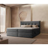BOXBETT 180/200 cm  in Anthrazit  - Anthrazit/Schwarz, Modern, Holz/Holzwerkstoff (180/200cm) - Boxxx