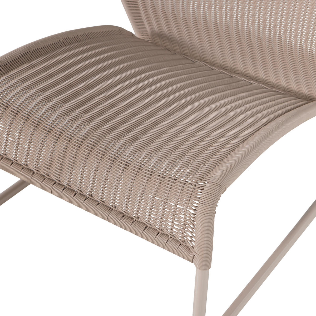 GARTENSESSEL Metall, Kunststoff Sandfarben  - Sandfarben, MODERN, Kunststoff/Metall (78/67/69cm) - Livetastic