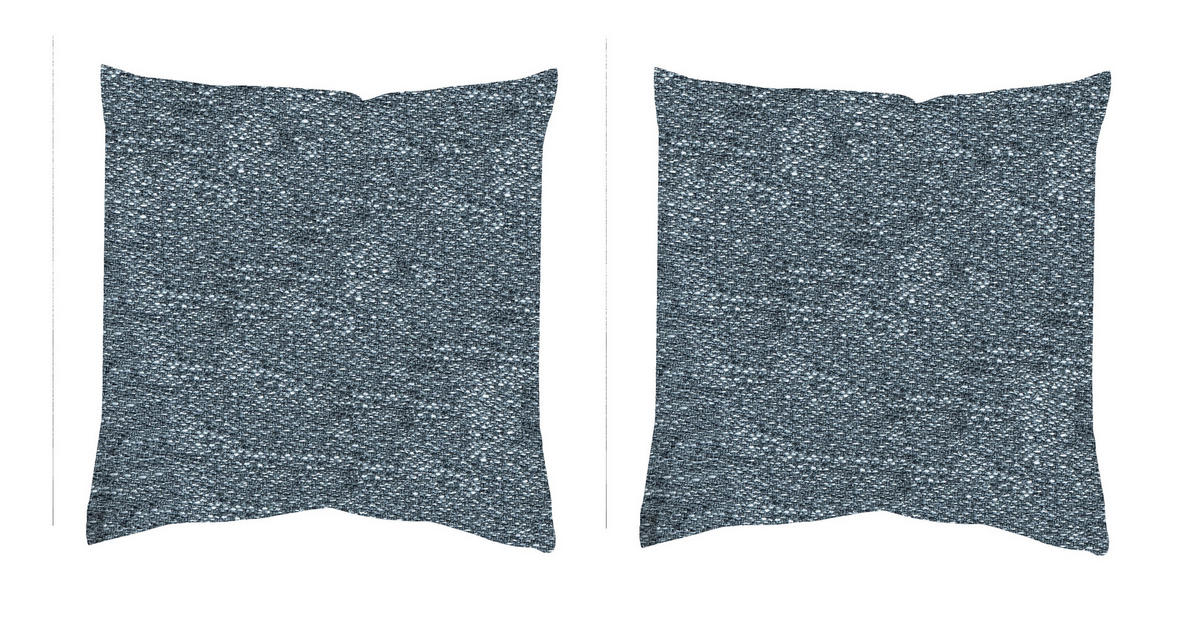 KISSENHÜLLEN-SET FJELLA 40/40 cm  - Blau, Basics, Textil (40/40cm)