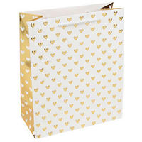 GESCHENKTASCHE  - Weiß, Basics, Papier (26/32/12cm)