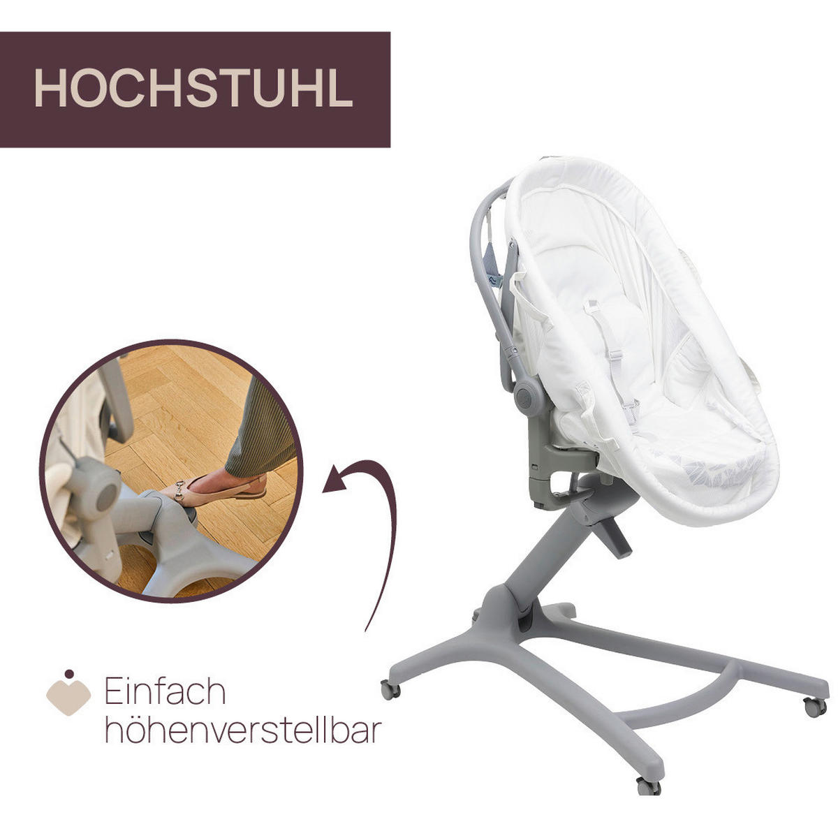 STUBENWAGEN BABY HUG PRO  Creme  - Creme, Basics (85/60/88-122cm) - Chicco