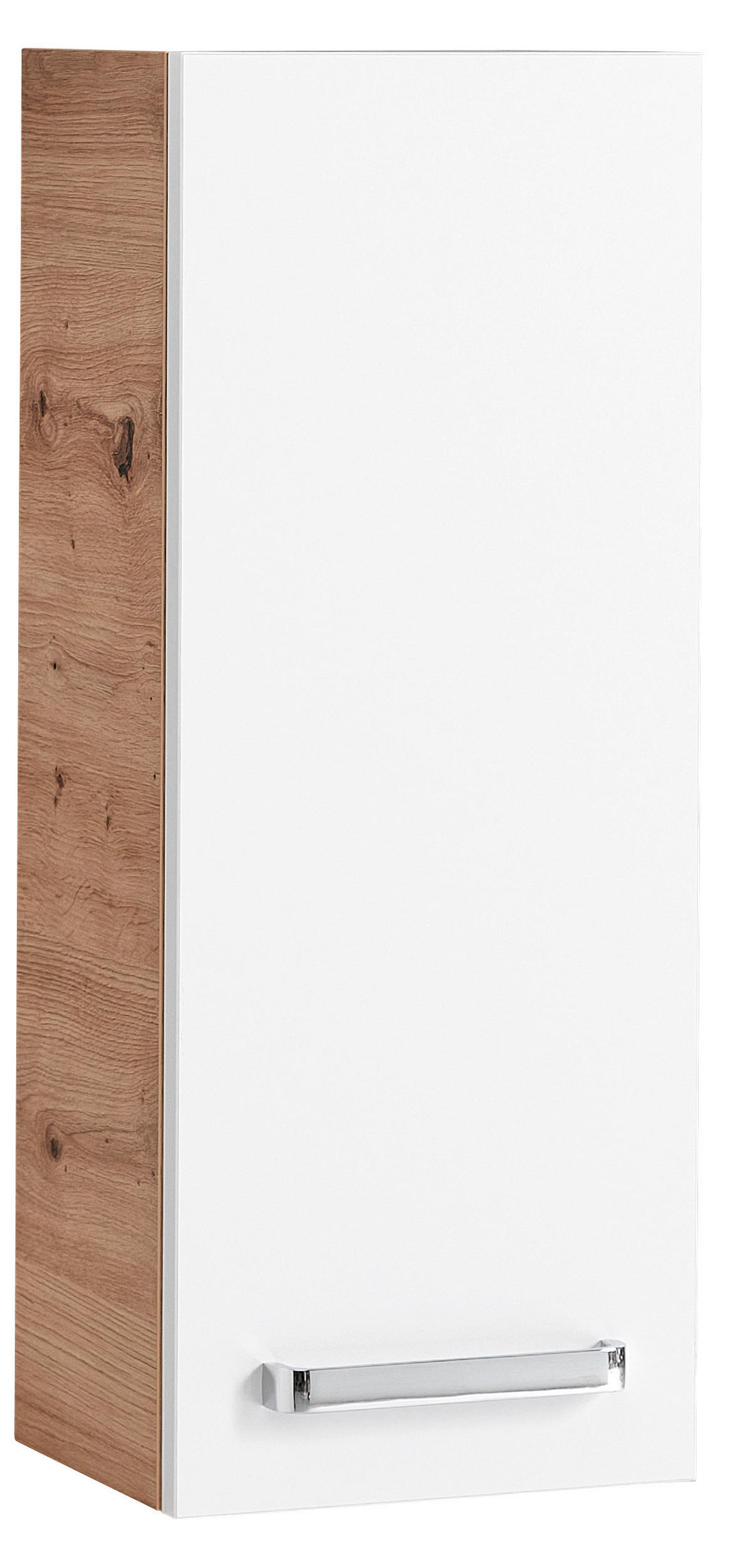 HÄNGESCHRANK 25/63/20 cm  - Chromfarben/Weiß, KONVENTIONELL, Holzwerkstoff (25/63/20cm) - Xora