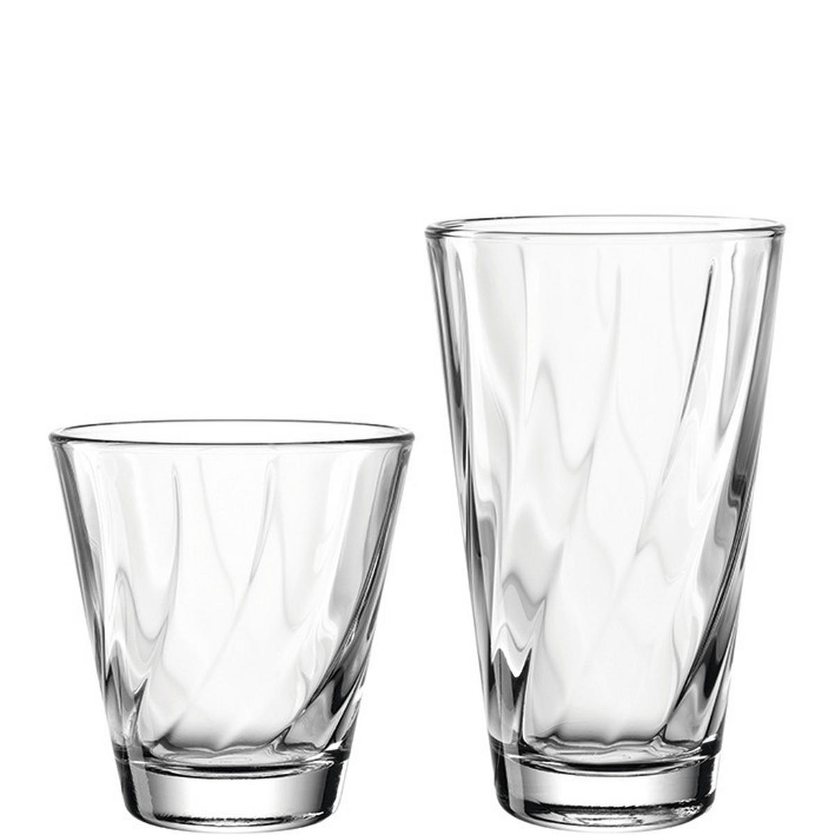 GLÄSERSET  12-teilig  - Klar, LIFESTYLE, Glas (26,2/16,5/17,5cm) - Leonardo