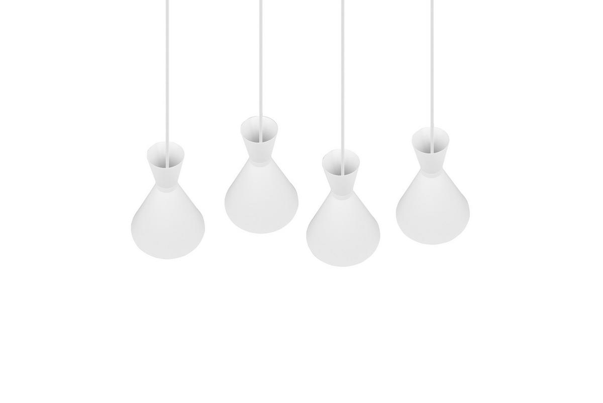HÄNGELEUCHTE 90/20/150 cm  - Weiß, Basics, Metall (90/20/150cm) - Trio Leuchten