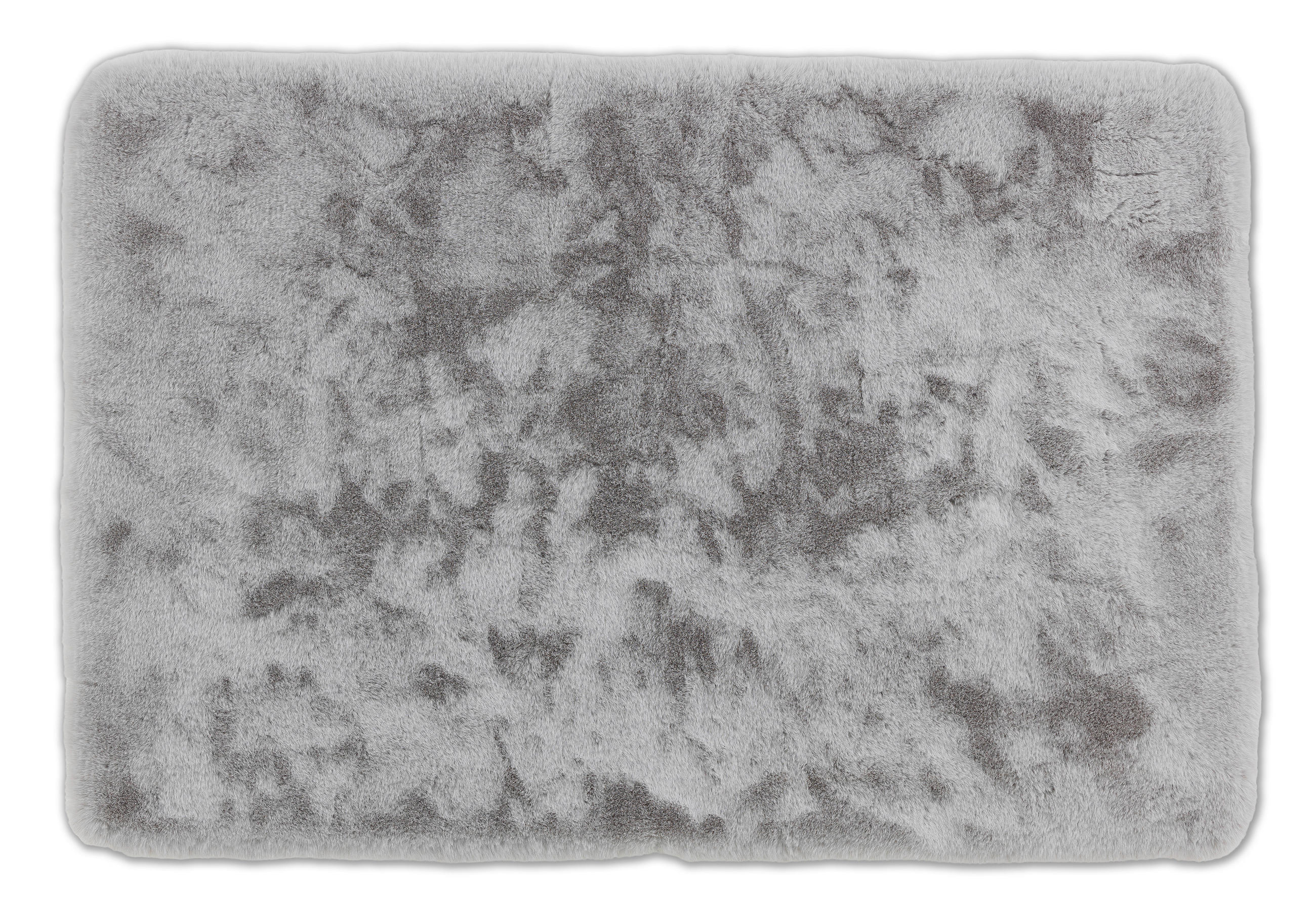 BADTEPPICH Silberfarben 67/110 cm  - Silberfarben, Basics, Textil (67/110cm) - Schöner Wohnen
