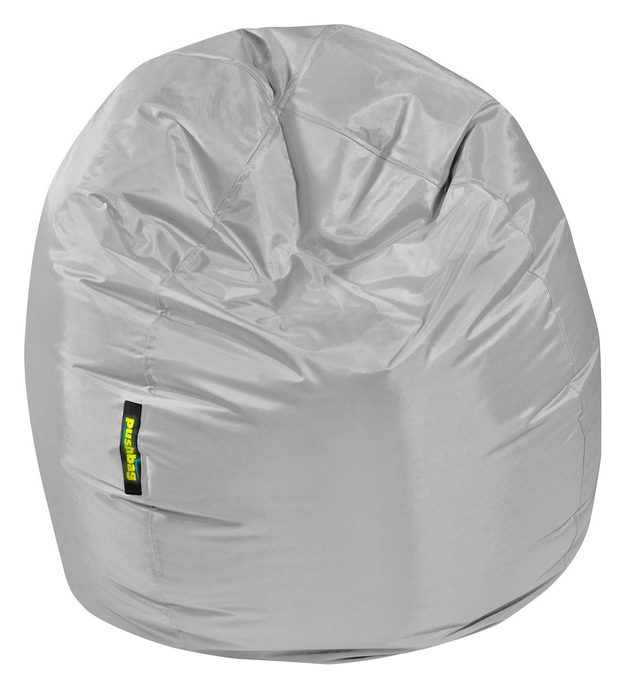 SITZSACK Uni - Grau, Basics, Kunststoff (70/90/70cm) - MID.YOU