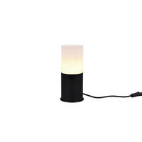 SVJETILJKA STOLNA Robin  - bijela/crna, Basics, staklo/metal (11/25,5cm)