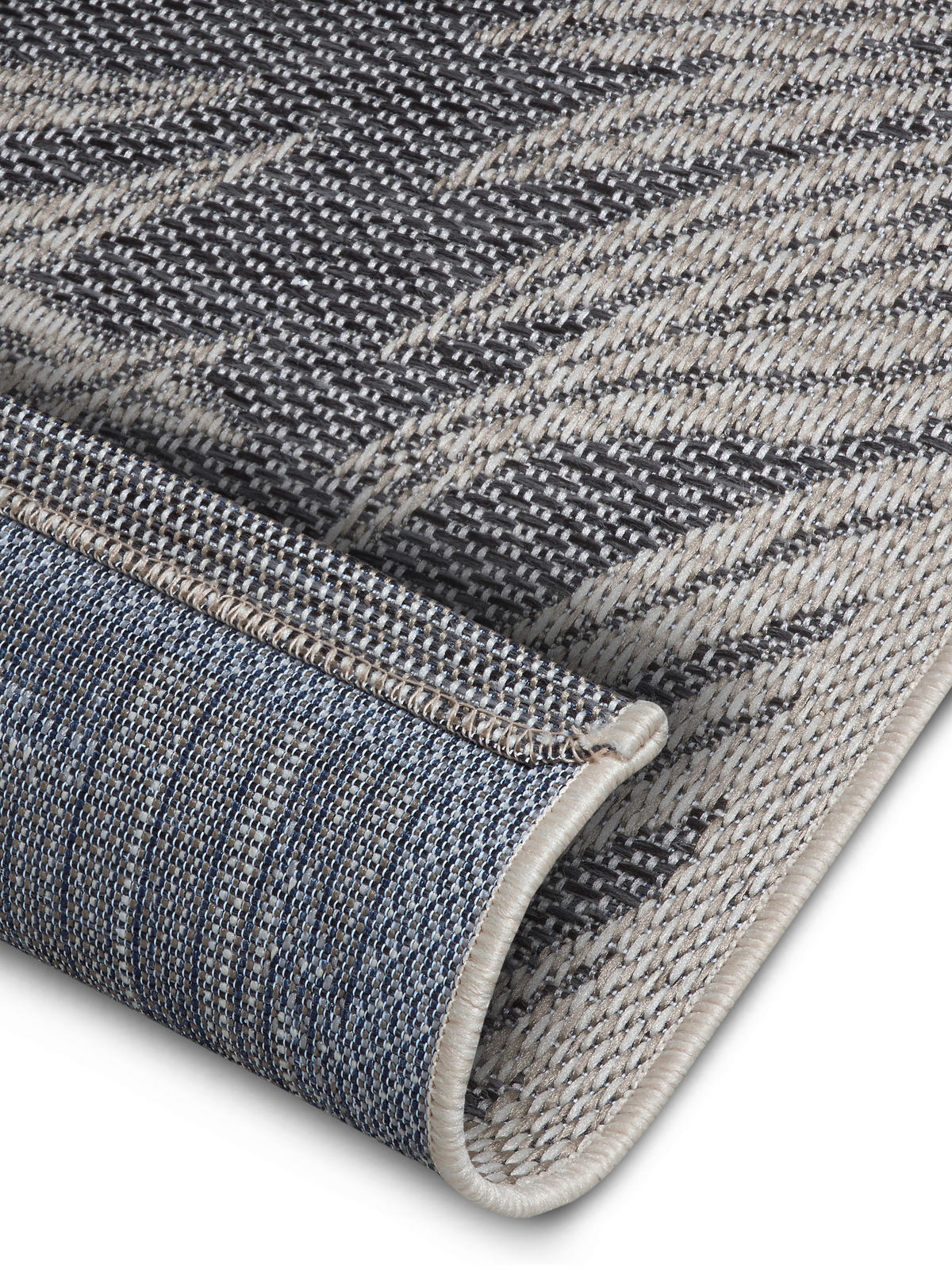 OUTDOORTEPPICH 155/235 cm Clyde Creme, Grau  - Creme/Grau, Design, Kunststoff (155/235cm)