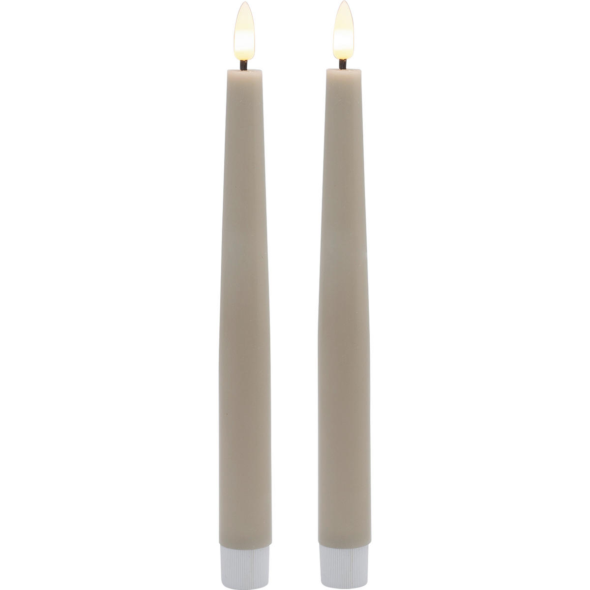 Lumânare Led 2,2/22 cm  - nisipiu, Lifestyle, plastic/parafină (2,2/22cm) - Ambia Home