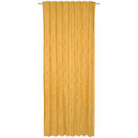 HOTOVÝ ZÁVĚS, neprůsvitné, 135/245 cm - žlutá, Basics, textil (135/245cm) - Esposa