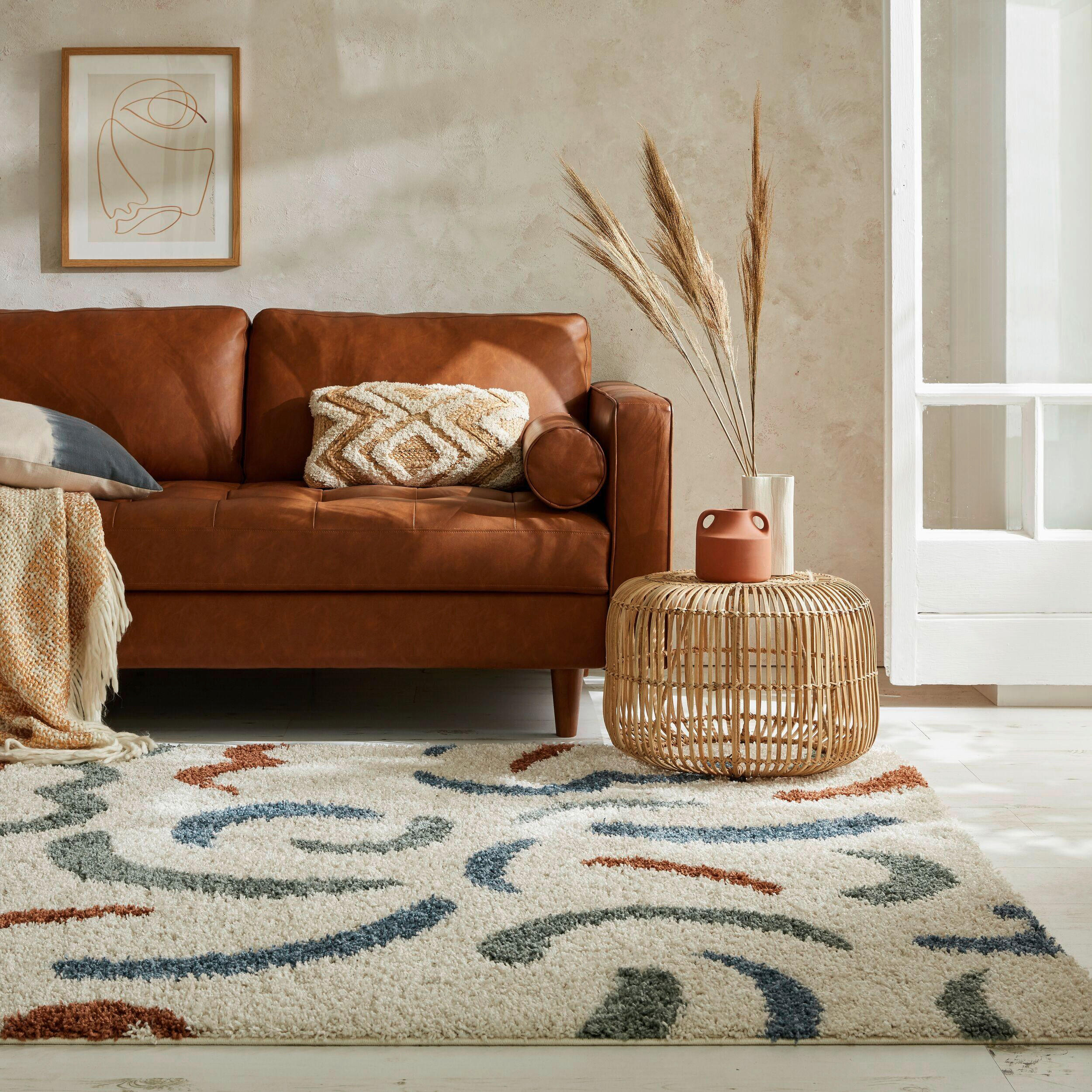 KOBEREC S VYSOKÝM VLASEM, 80/150 cm, vícebarevná - vícebarevná, Konvenční, textil (80/150cm)
