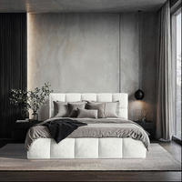 Polsterbett Cherry Microfaser 160/200 cm,  in Weiß, Lattenrost, Bettkasten,  - Schwarz/Weiß, MODERN, Holz/Holzwerkstoff (160/200cm) - MID.YOU