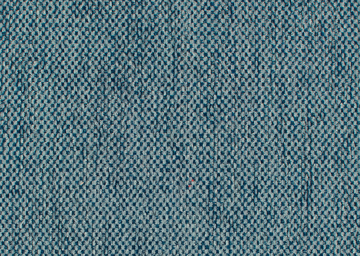 ECKSOFA in Webstoff Blau  265/171 cm  - Blau/Schwarz, Design, Kunststoff/Textil (265/171cm) - home24
