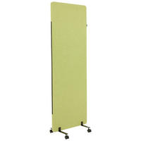 TRENNWAND Metall, Kunststoff, Textil Hellgrün  - Hellgrün, Basics, Kunststoff/Textil (60/177/3cm) - MID.YOU