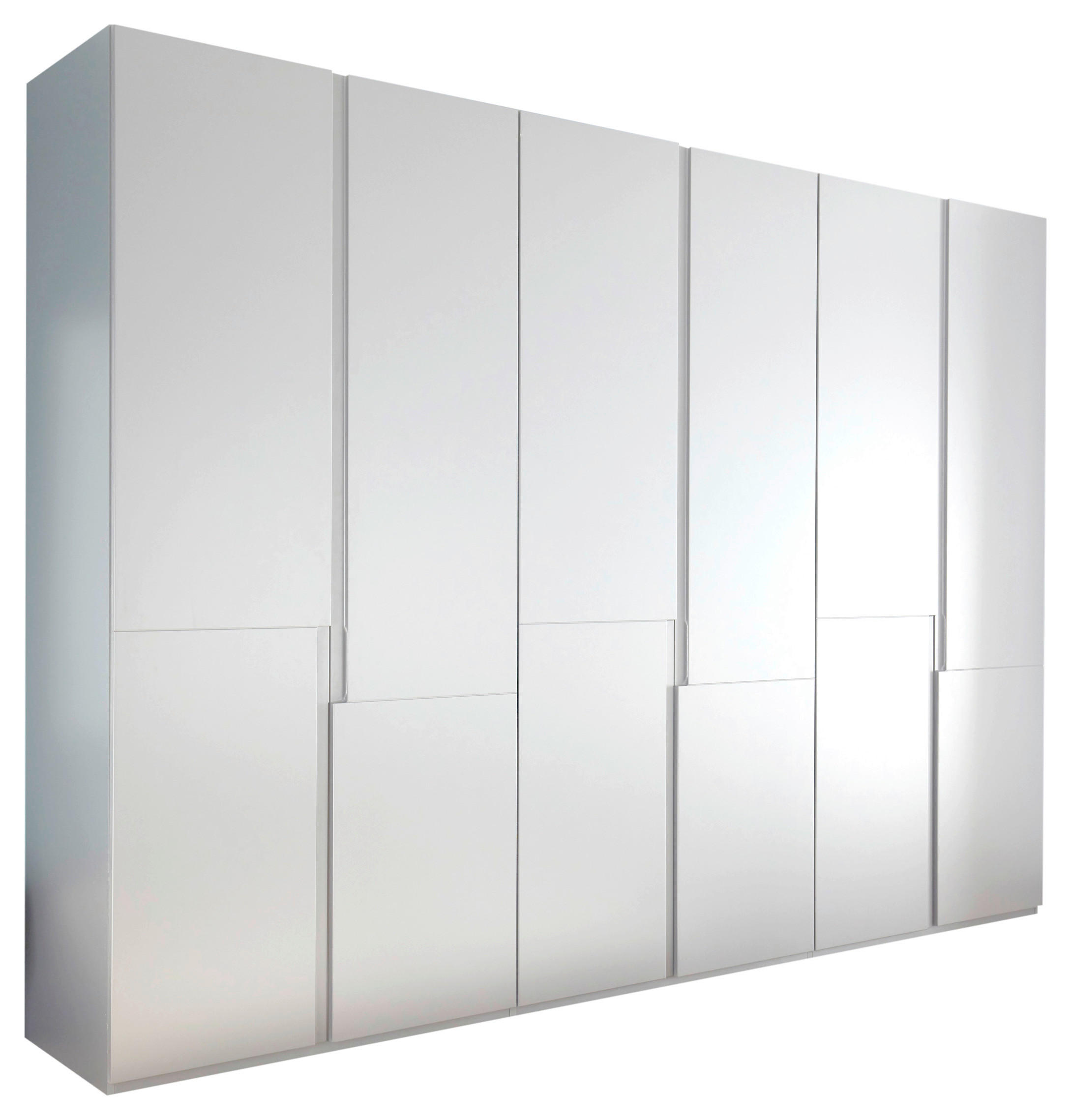 DREHTÜRENSCHRANK  in Weiß  - Weiß, Design, Holzwerkstoff (300/225/58cm) - Novel