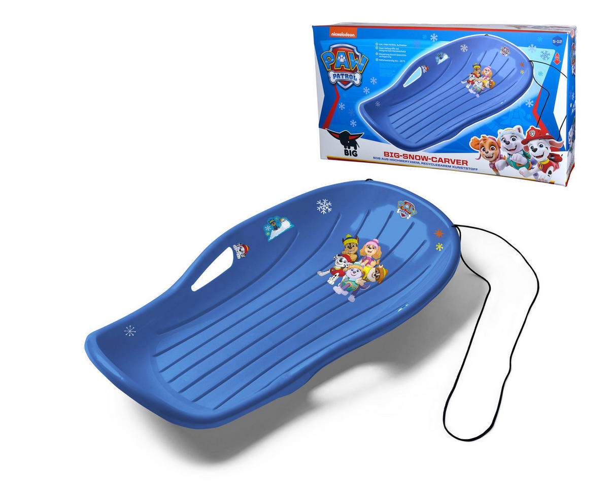 BOB Snow Carver Paw Patrol  - Blau, Basics, Kunststoff (19/99/55cm) - BIG