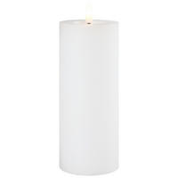 LED-SVEČA - bela, Basics, umetna masa/naravni materiali (7/19cm) - Ambia Home