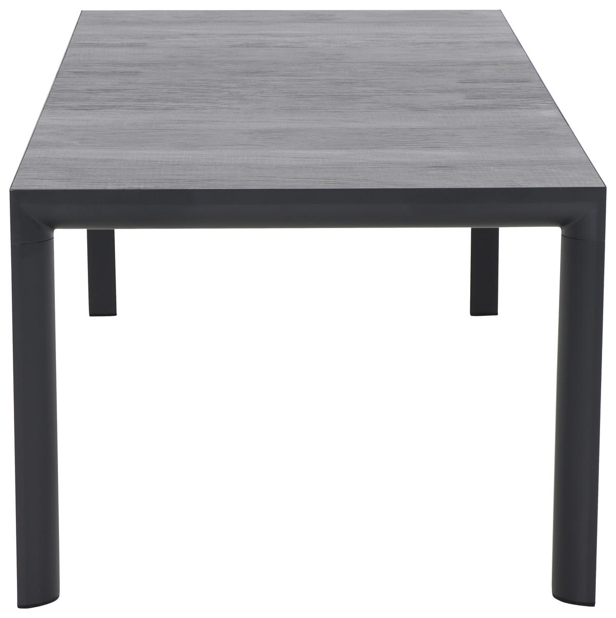 GARTENTISCH 220/100/74 cm Metall, Keramik rechteckig  - Anthrazit/Graubraun, Basics, Keramik/Metall (220/100/74cm) - Siena Garden
