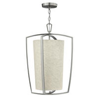 ZÁVESNÉ SVIETIDLO, 41.9/80 cm  - niklová, Konventionell, kov/textil (41.9/80cm) - Elstead Lighting