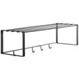 GARDEROBENPANEEL  in 80/23/25 cm  - Schwarz, Trend, Metall (80/23/25cm) - Carryhome