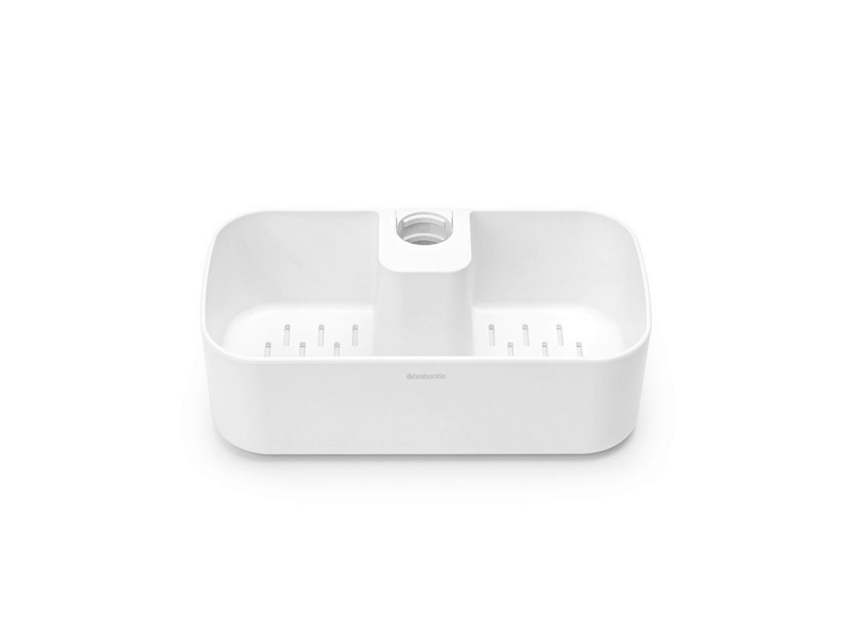KORPA ZA TUŠ KABINU  plastika  - bela, Osnovno, plastika (13,3/7,5/24,4cm) - Brabantia