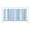 ZAŠTITNA OGRADICA ZA KREVET   - bijela/plava, Basics, tekstil (27/56cm)