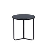 COUCHTISCH in Metall 50/50/50 cm  - Schwarz, Design, Glas/Metall (50/50/50cm) - Xora