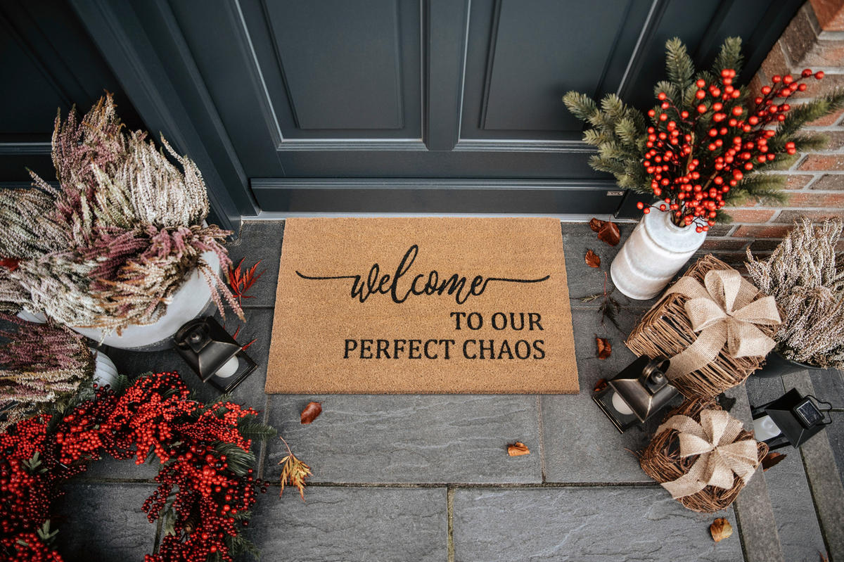 KOKOSMATTE 45/70 cm Mix Mats  - Hellbraun/Schwarz, Basics, Naturmaterialien/Kunststoff (45/70cm) - Hanse Home