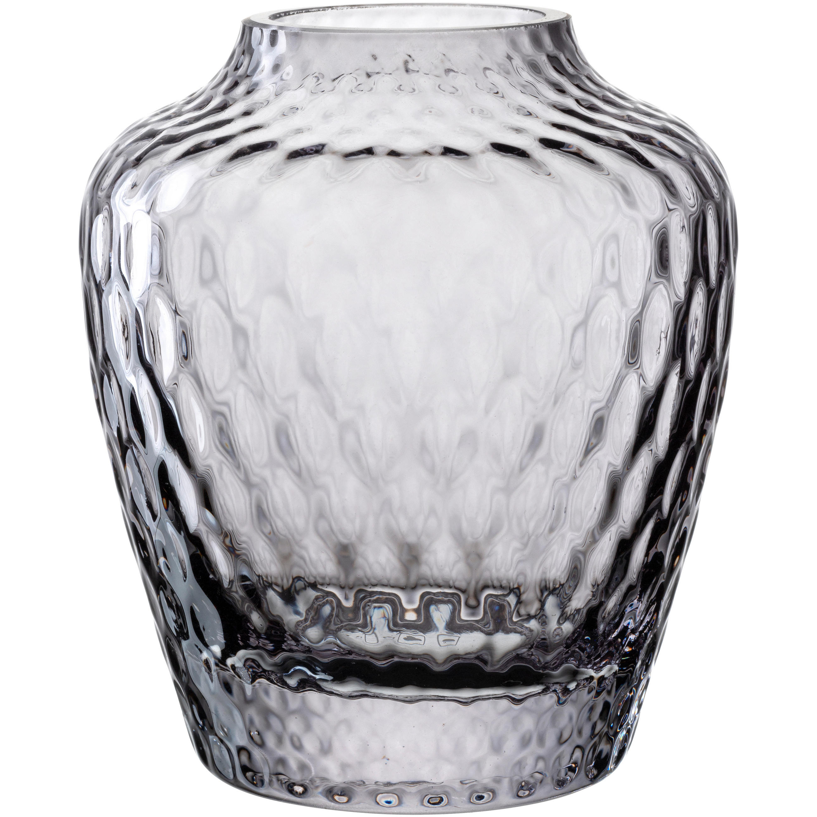 VASE GULIA  - Grau, Basics, Glas (10/11/10cm) - Leonardo