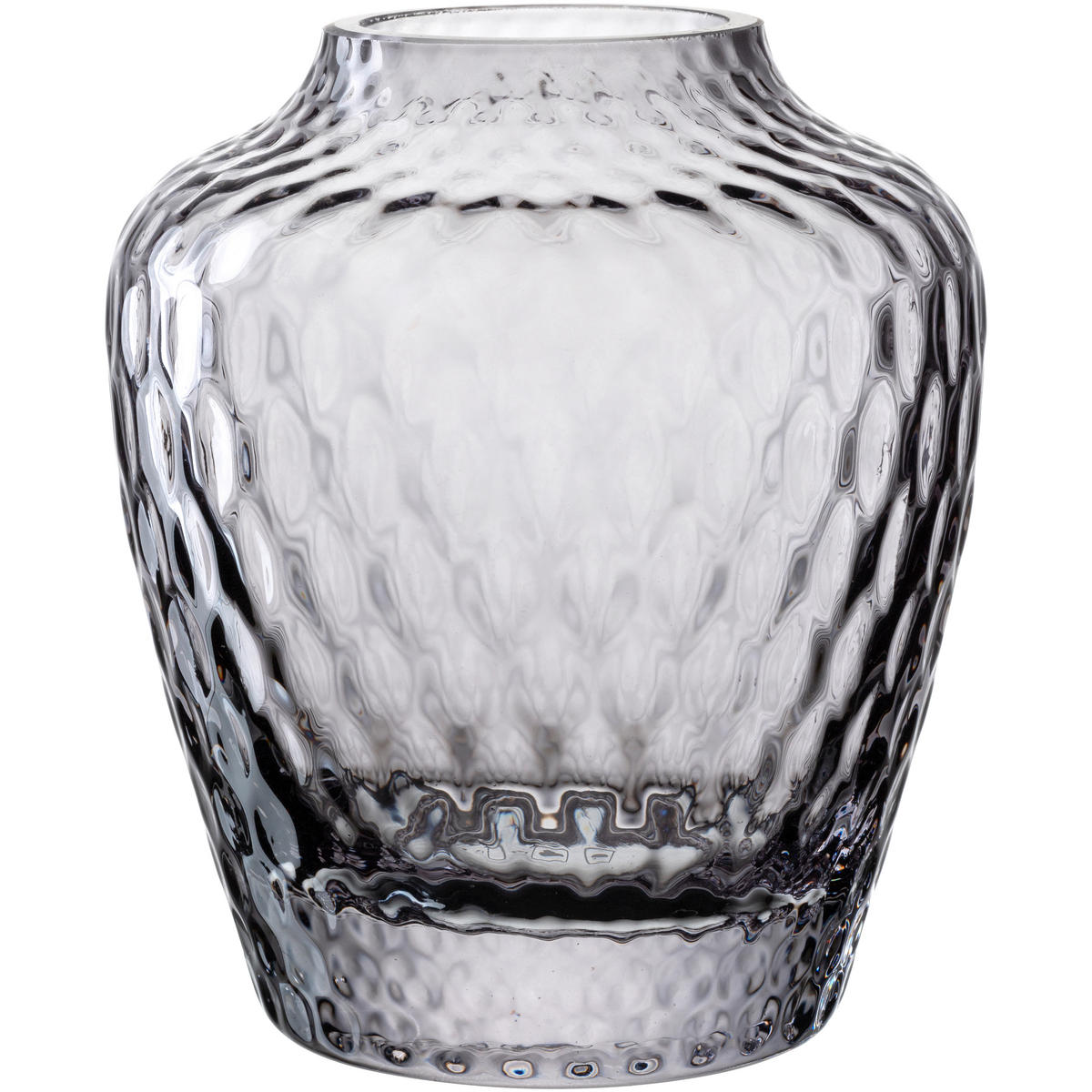 VASE GULIA  - Grau, Basics, Glas (10/11/10cm) - Leonardo