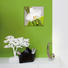 Blumen GLASBILD - Weiß/Grau, LIFESTYLE, Glas (30/30/2.0cm) - Eurographics