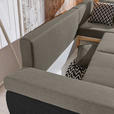 ECKSOFA in Webstoff Anthrazit, Greige  - Greige/Anthrazit, Design, Kunststoff/Textil (313/215cm) - Carryhome