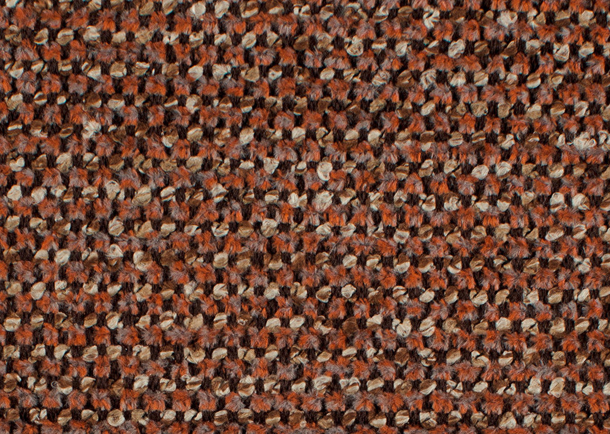 ECKSOFA in Chenille Kupferfarben  187/299 cm  - Schwarz/Kupferfarben, Design, Textil/Metall (187/299cm) - Schöner Wohnen