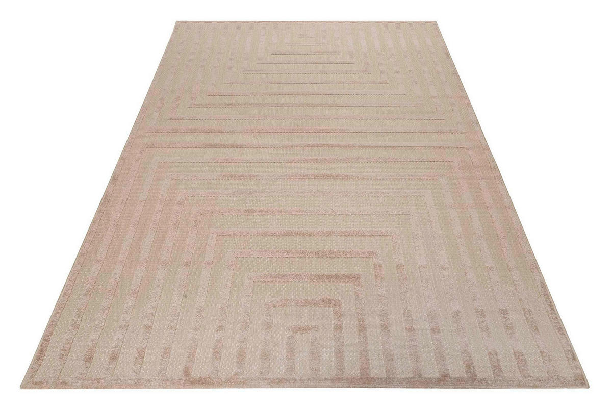 OUTDOORTEPPICH 160/225 cm Carolina Beige, Hellbraun  - Hellbraun/Beige, Design, Textil (160/225cm) - Esprit