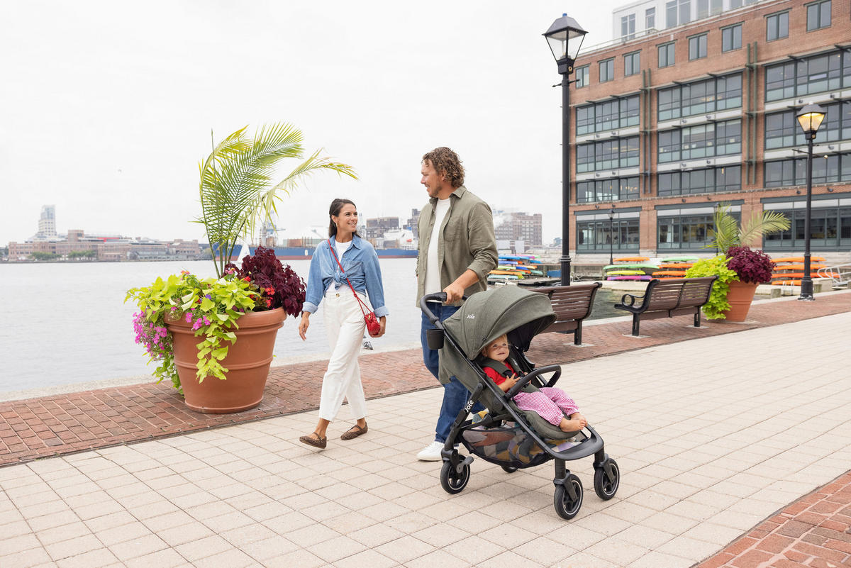 BUGGY Mydrift  - Dunkelgrün/Schwarz, Basics, Textil/Metall (58,5/108/97cm) - Joie