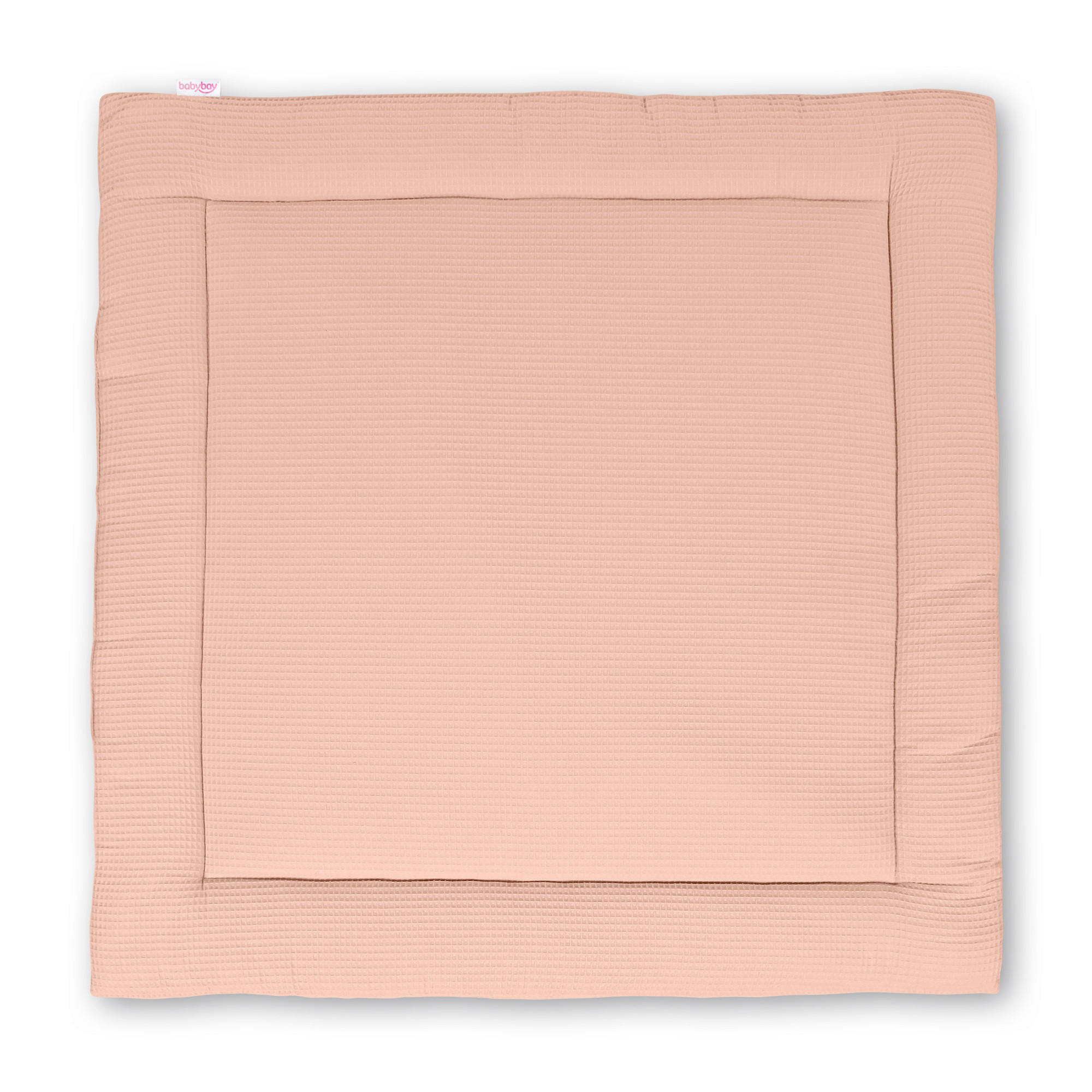 Babybay Krabbeldecke Aprikose 120x120 cm