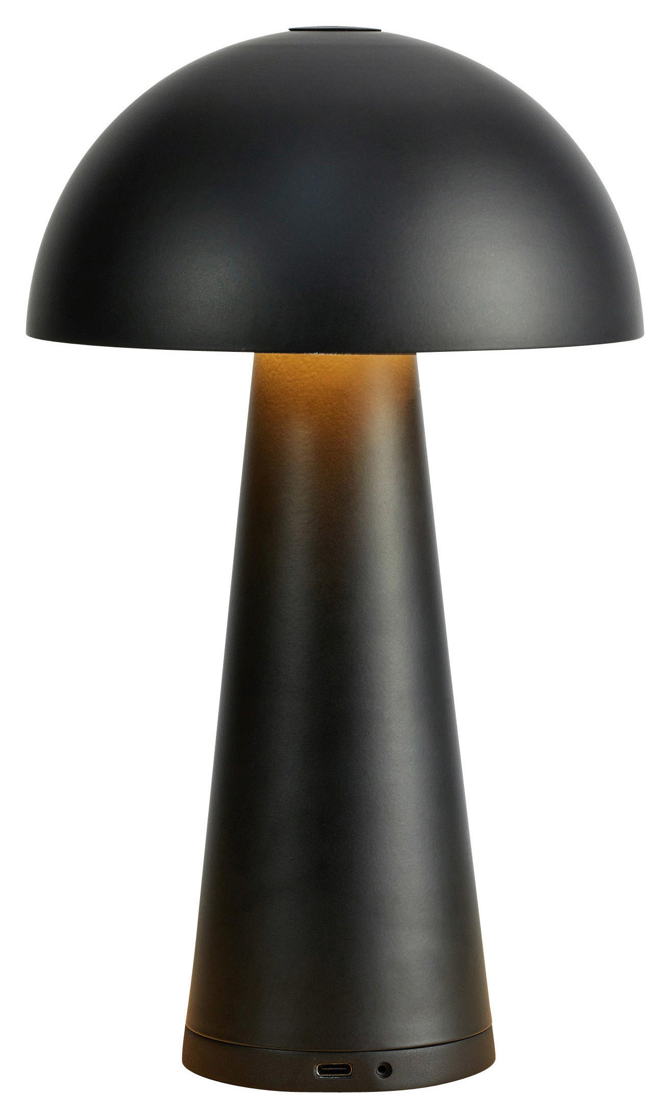 LED-TISCHLEUCHTE FUNGI 16/26.5/16 cm   - Schwarz, Basics (16/26.5/16cm) - Markslöjd